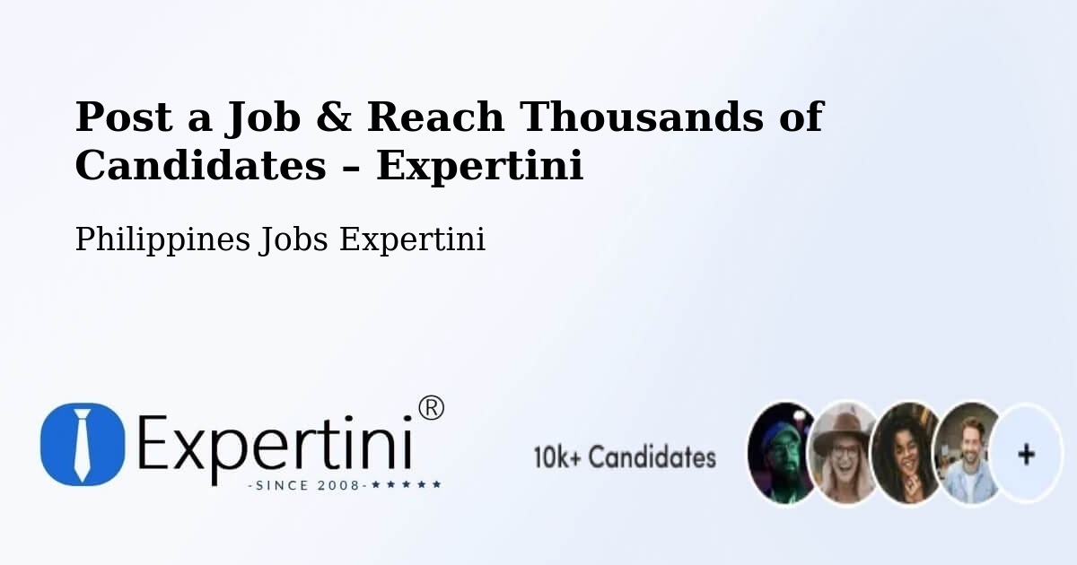 Post a Job in Surigao City – Hire the Right Talent - Surigao City, Philippines Jobs Expertini