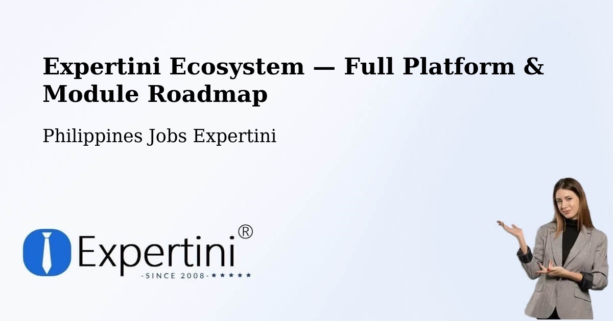 Expertini Ecosystem — Full Platform & Module Roadmap – Surigao City